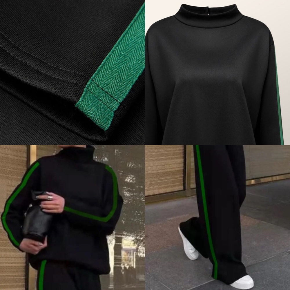 Color Block Sweatshirt And Pants - image 2